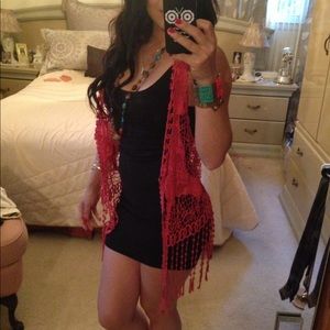 Laced sleeveless top